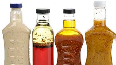 Salad dressing packaging